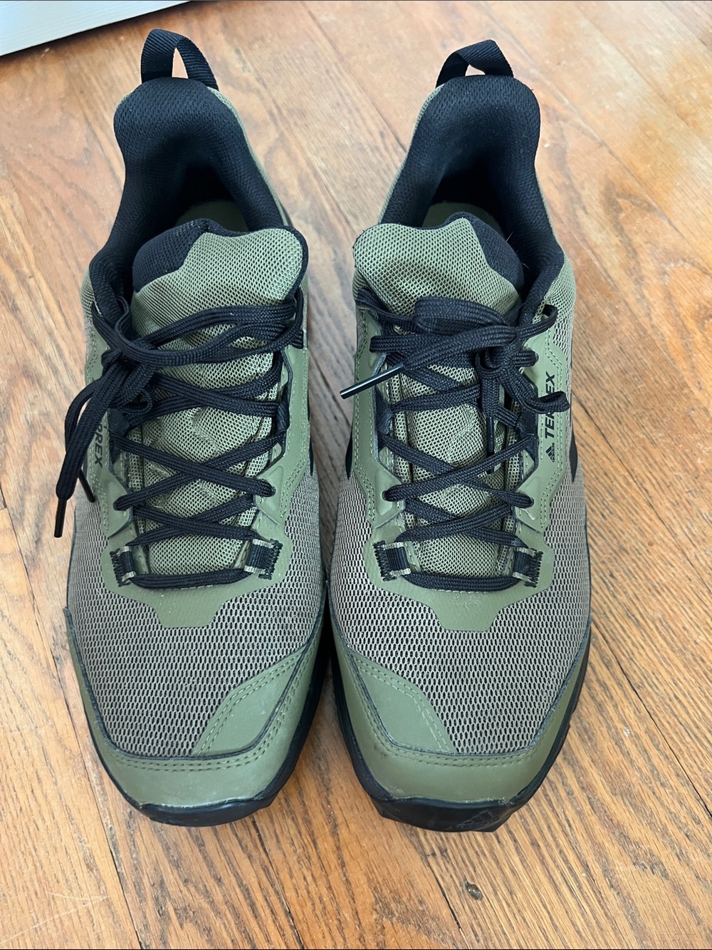 Adidas Terrex AX4 Low Hiking Shoes Focus Olive Green Men's Size 10.5